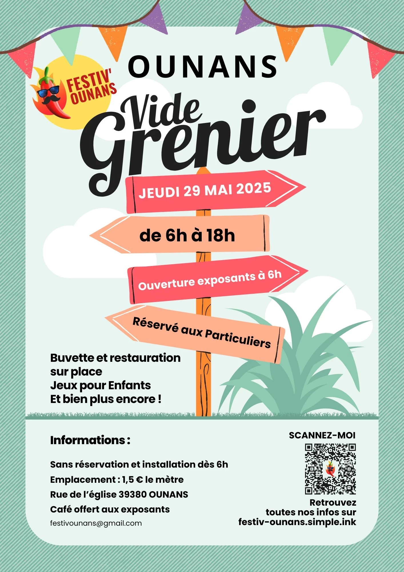 Vide grenier / marché aux puces à ounans