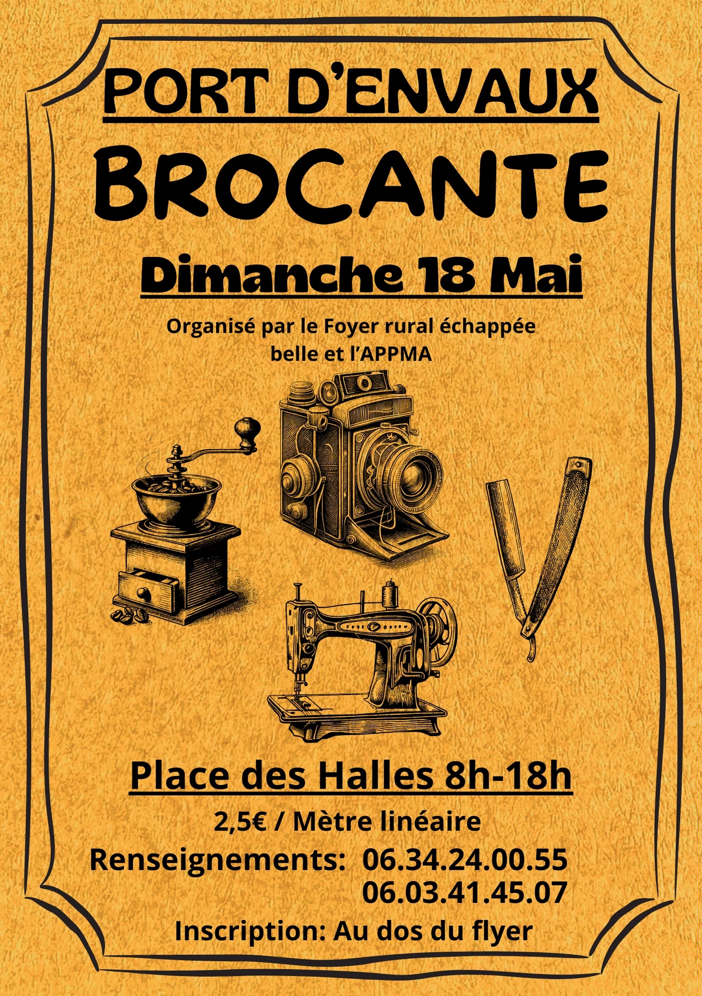 Brocante annuelle port d'envaux