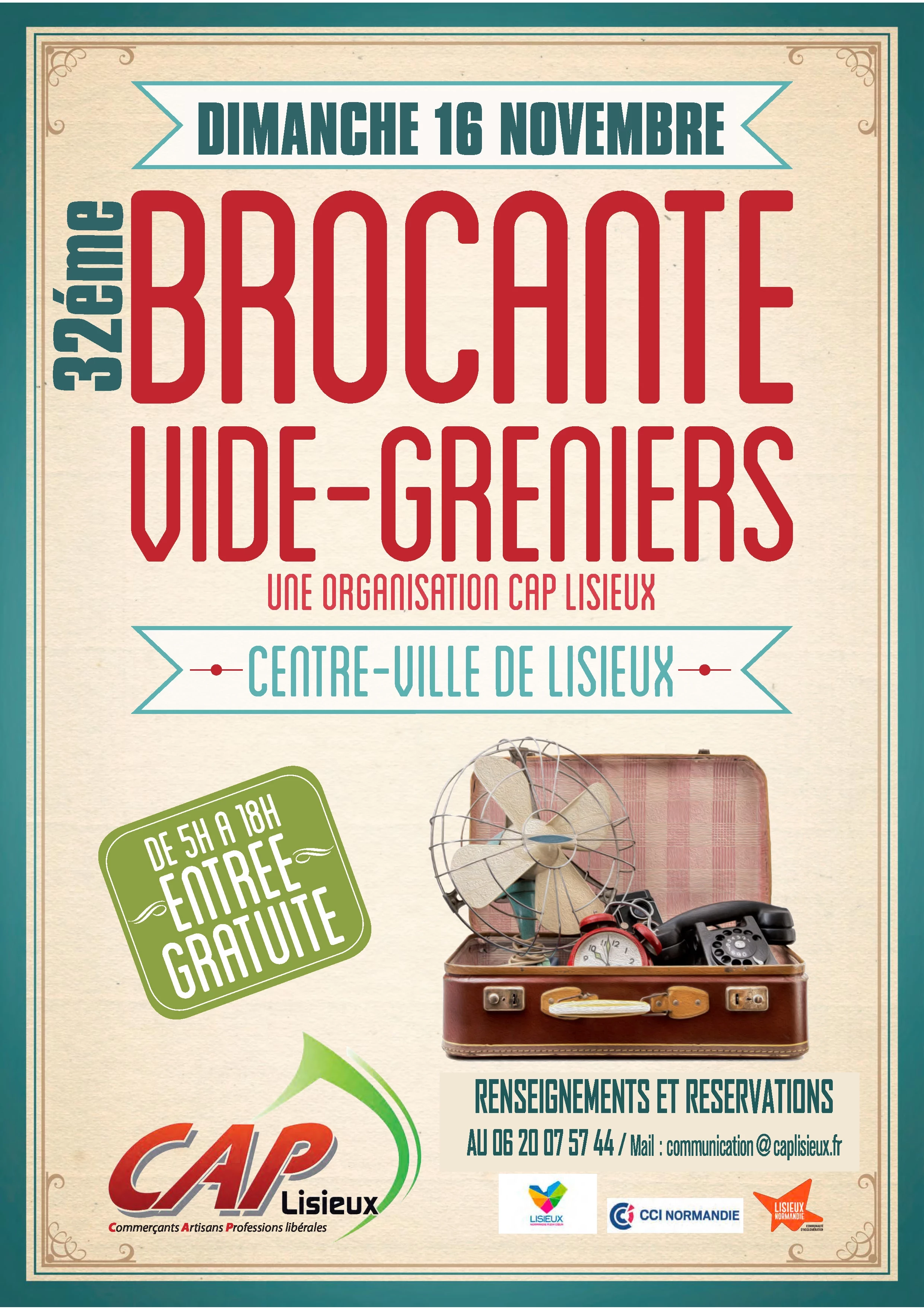 32ème grande brocante de lisieux