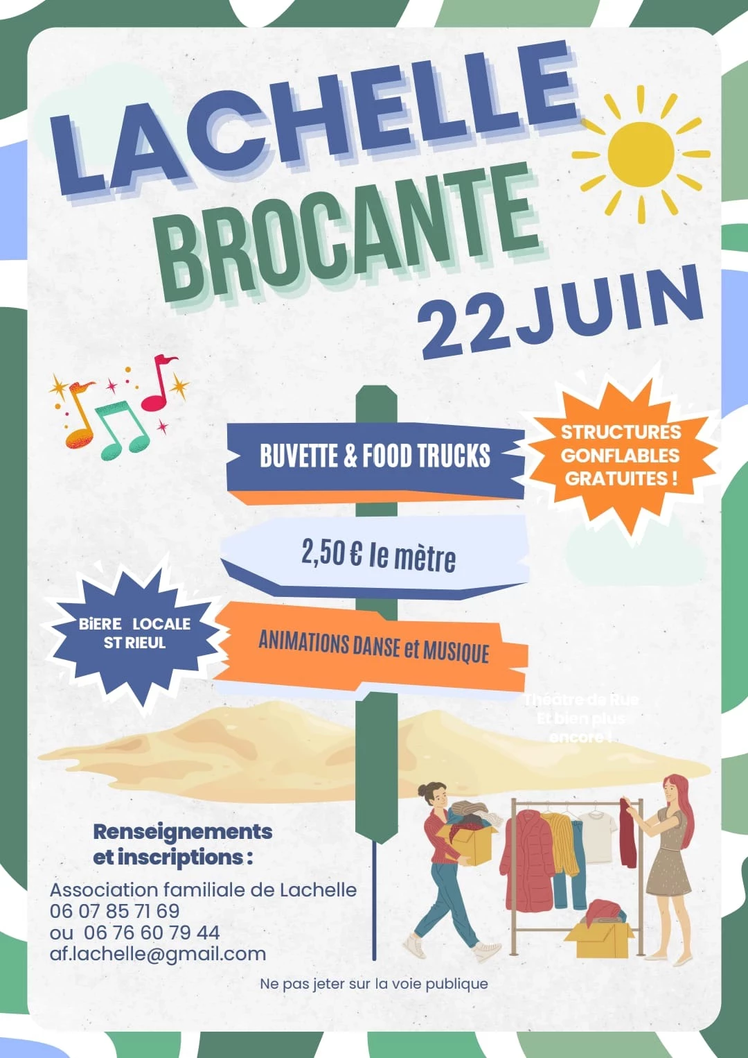 Brocante et vide-greniers de lachelle