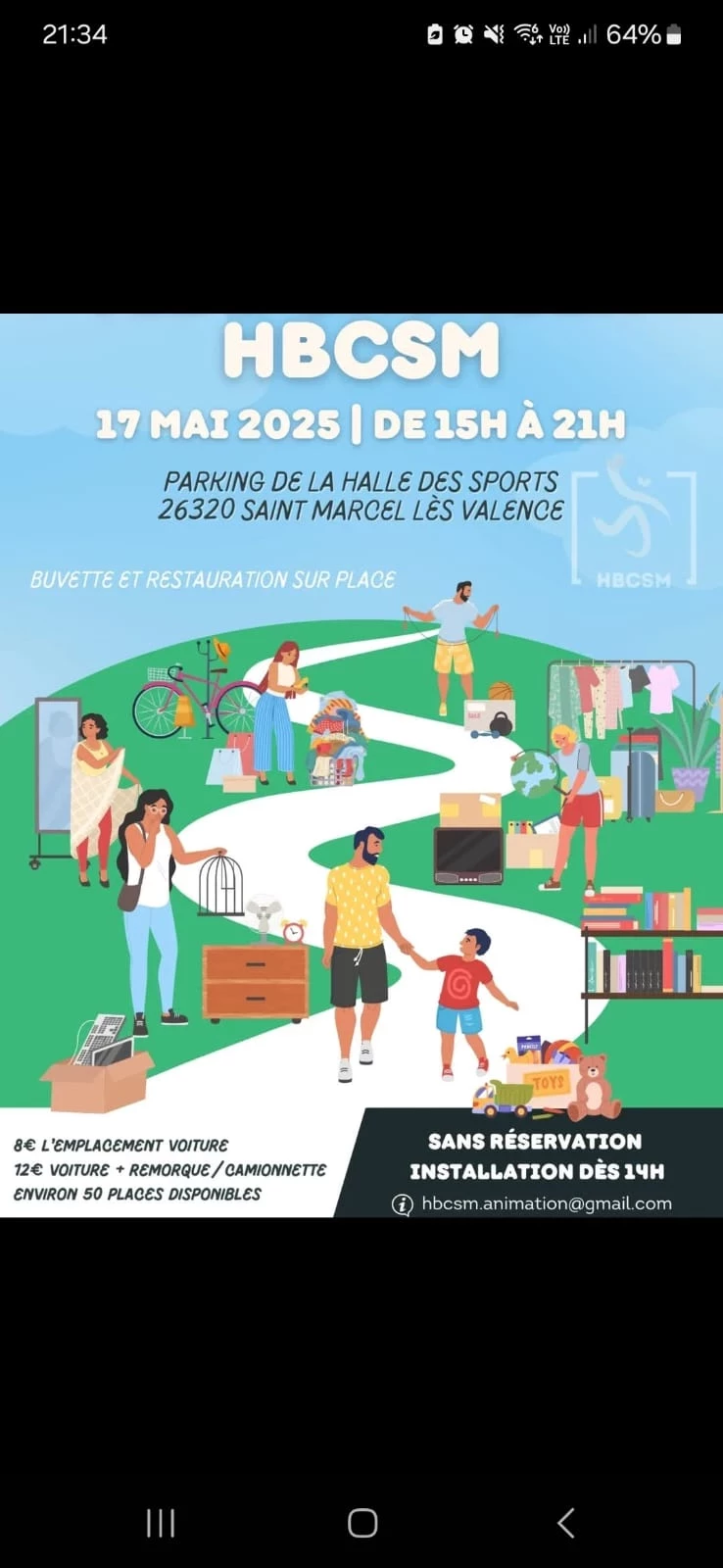 Vide grenier du hbcsm