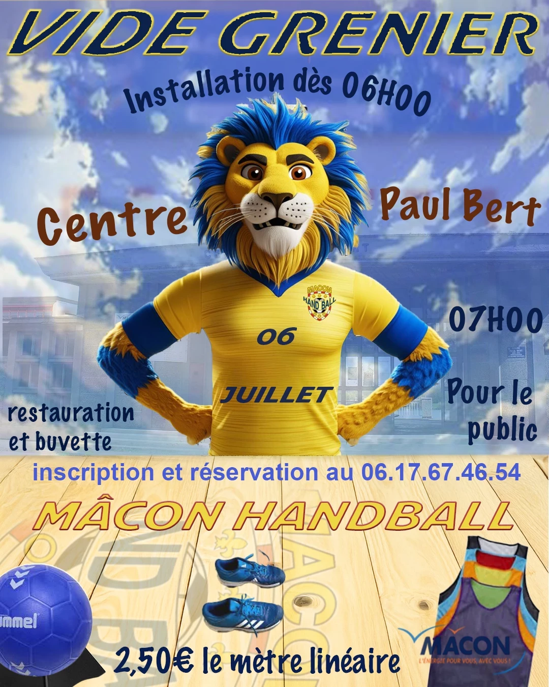 Brocante de mâcon handball
