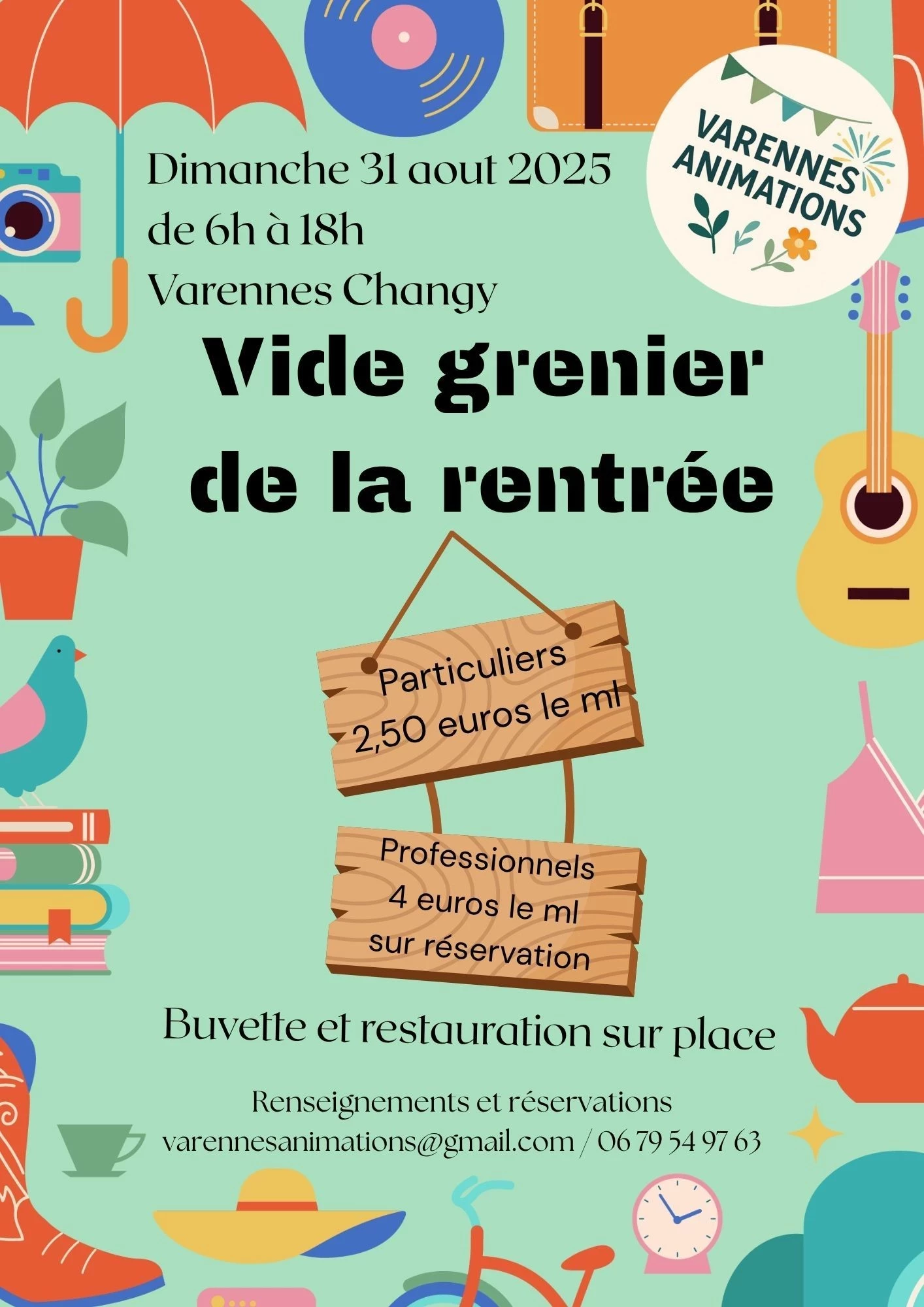 Le vide grenier de la rentrée