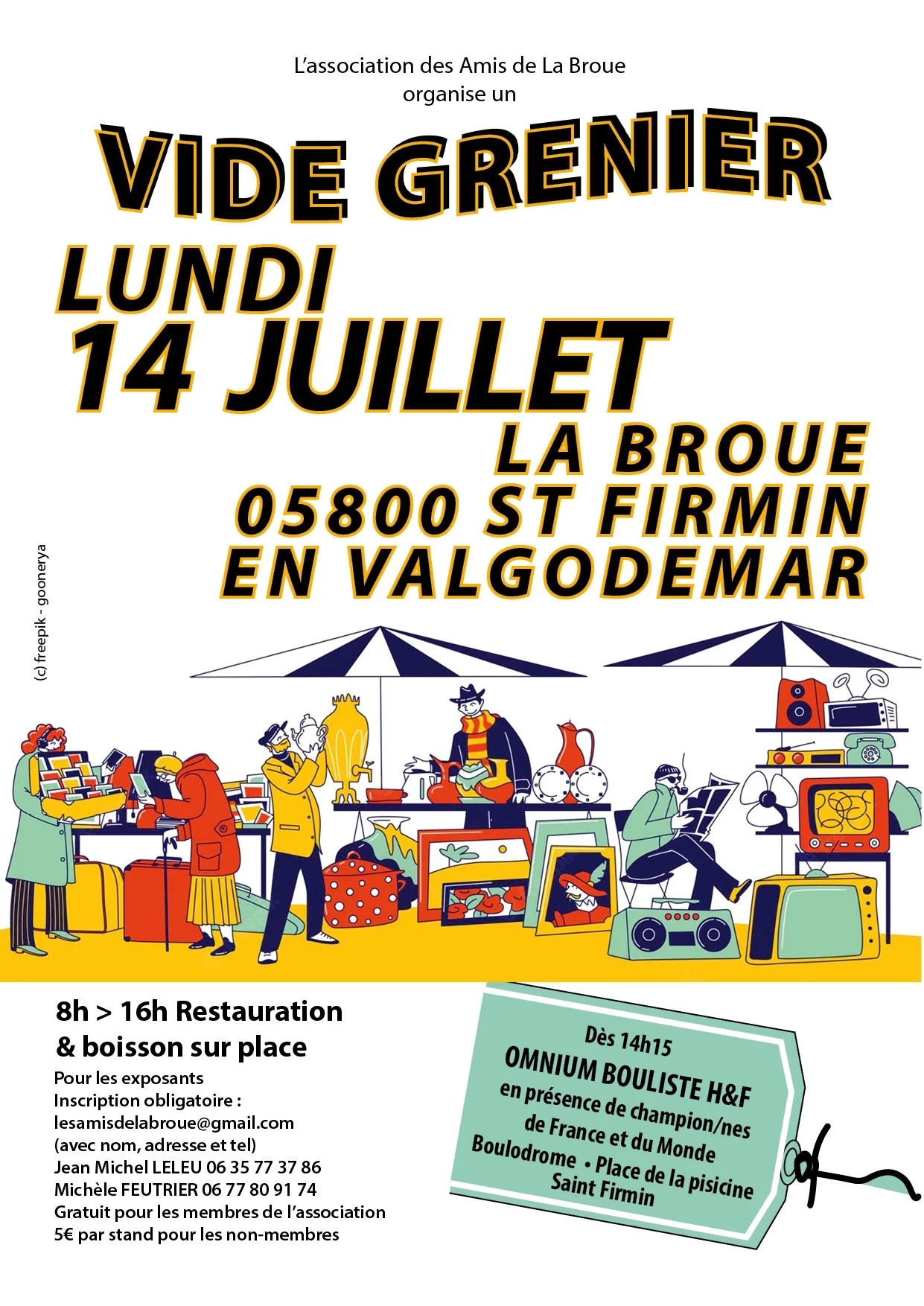 Vide grenier des amis de la broue