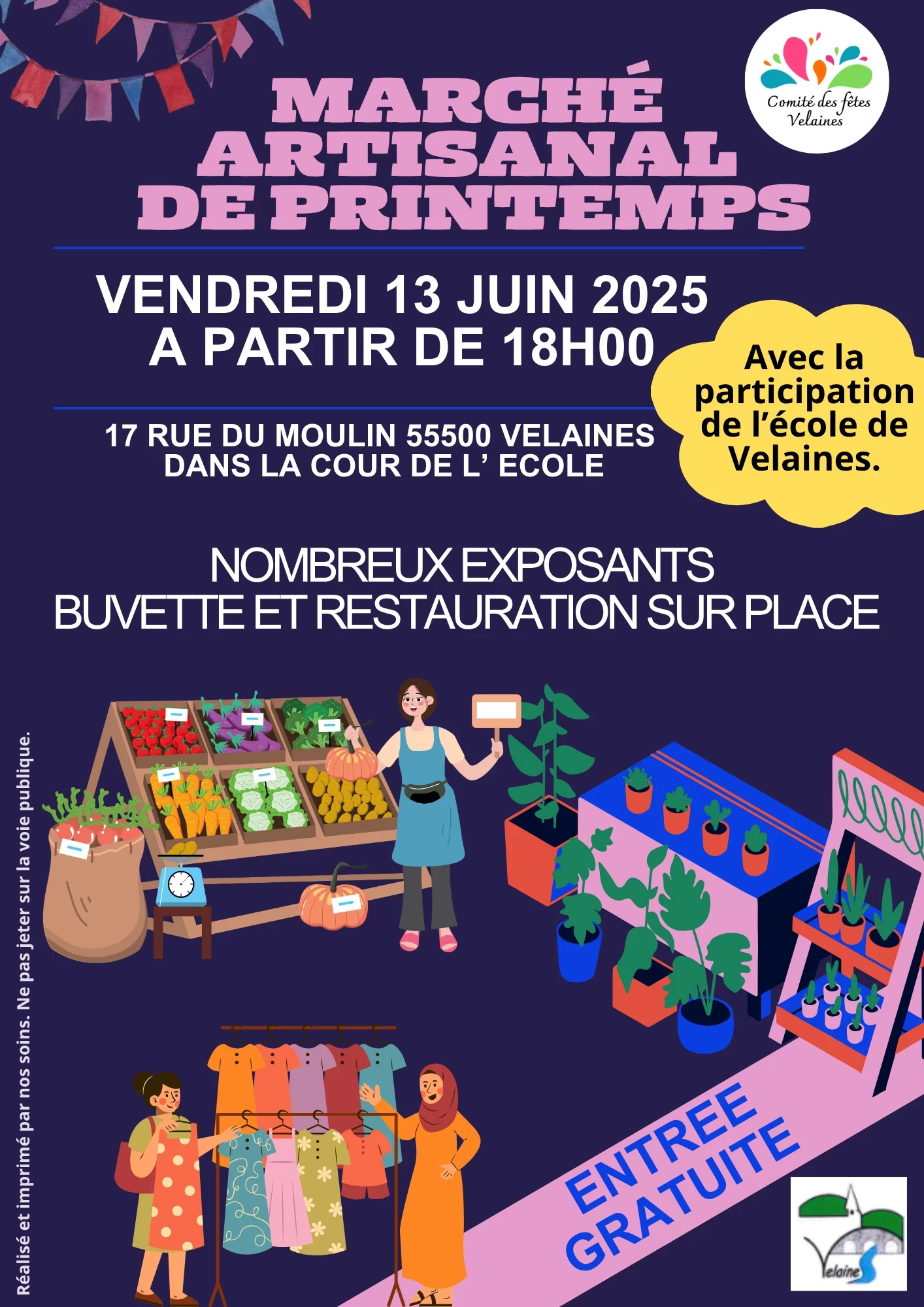 Marche de printemps velaines