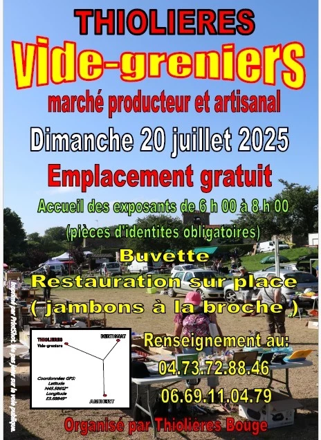 Vide grenier et marché de producteurs et artisanals