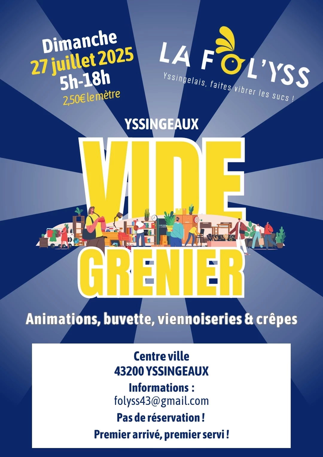 Brocante-vide grenier d'yssingeaux