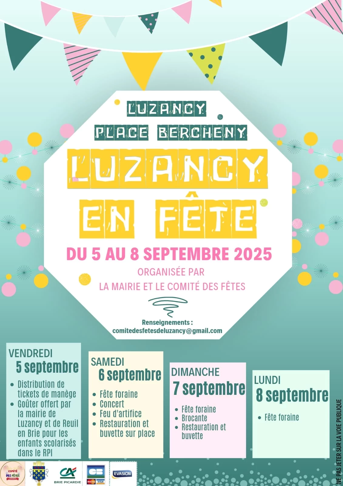 Luzancy en fête / brocante