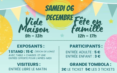 Vide maison au profit du téléthon