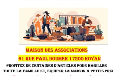 Braderie solidaire royan solidarité