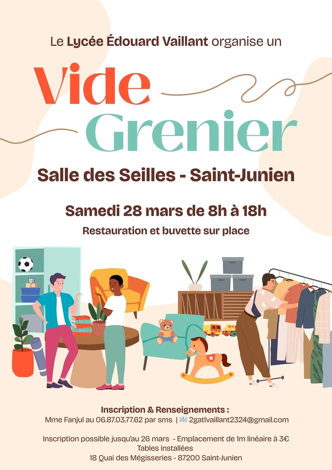 Vide-grenier du lycée edouard vaillant
