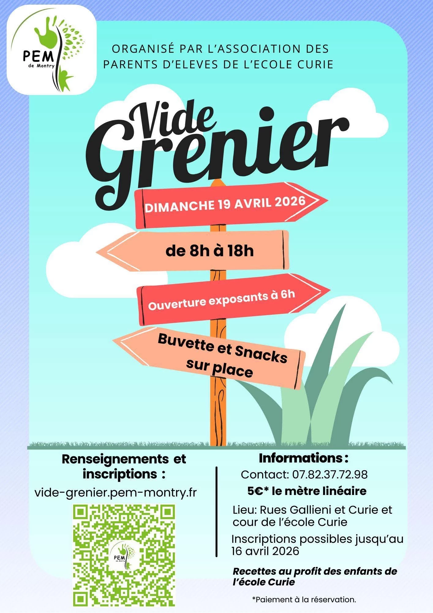Vide grenier montry