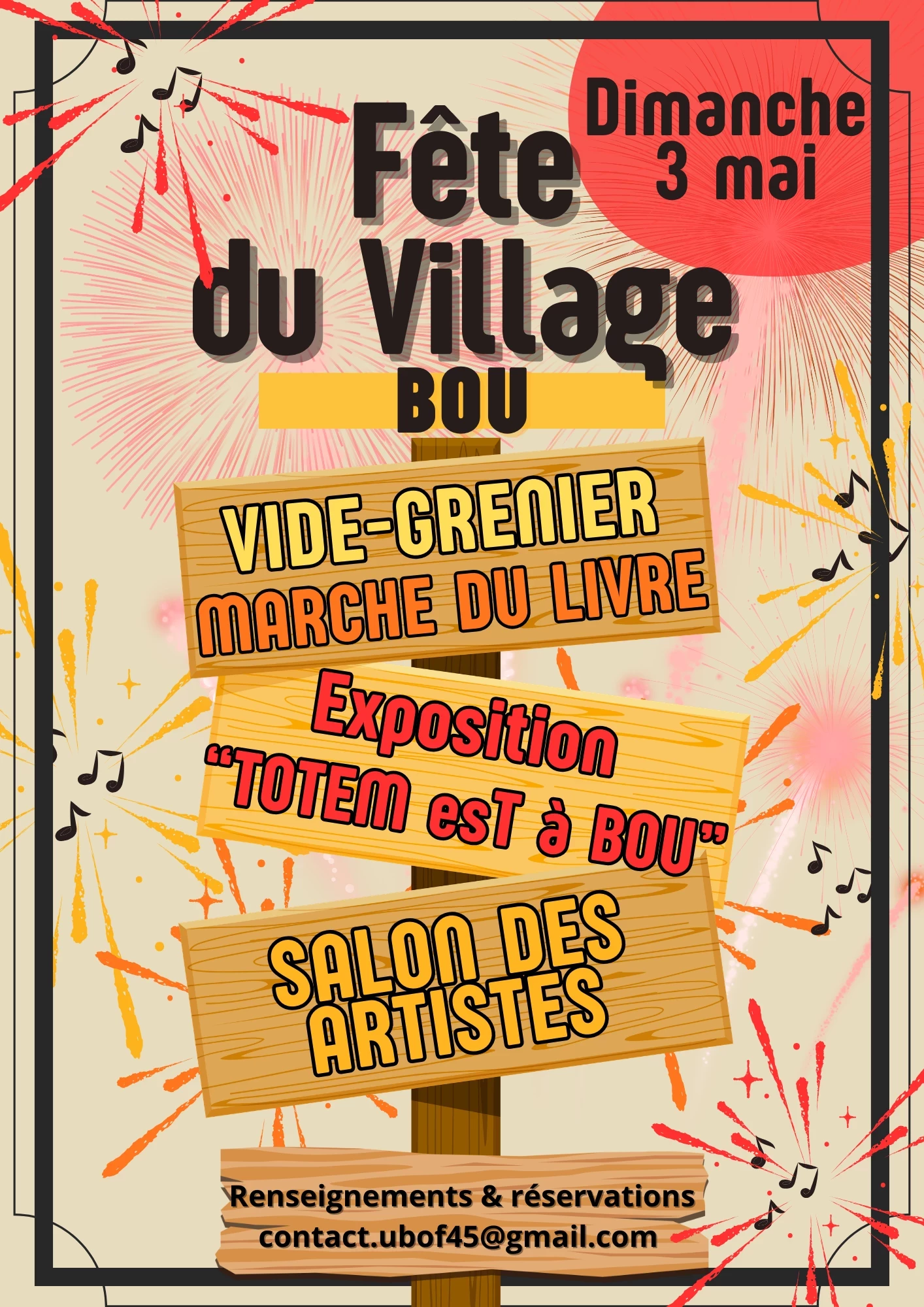 Fête du village de bou