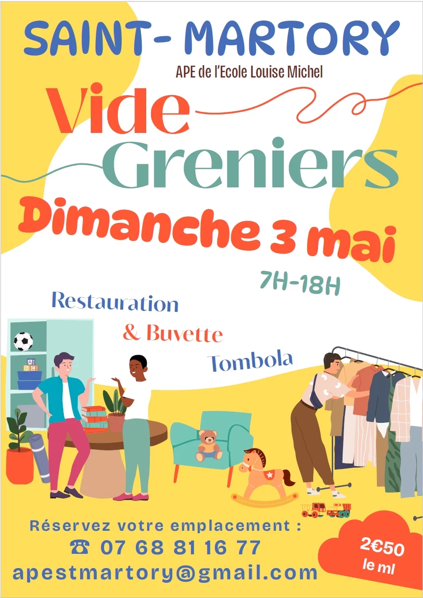 Vide grenier de saint-martory