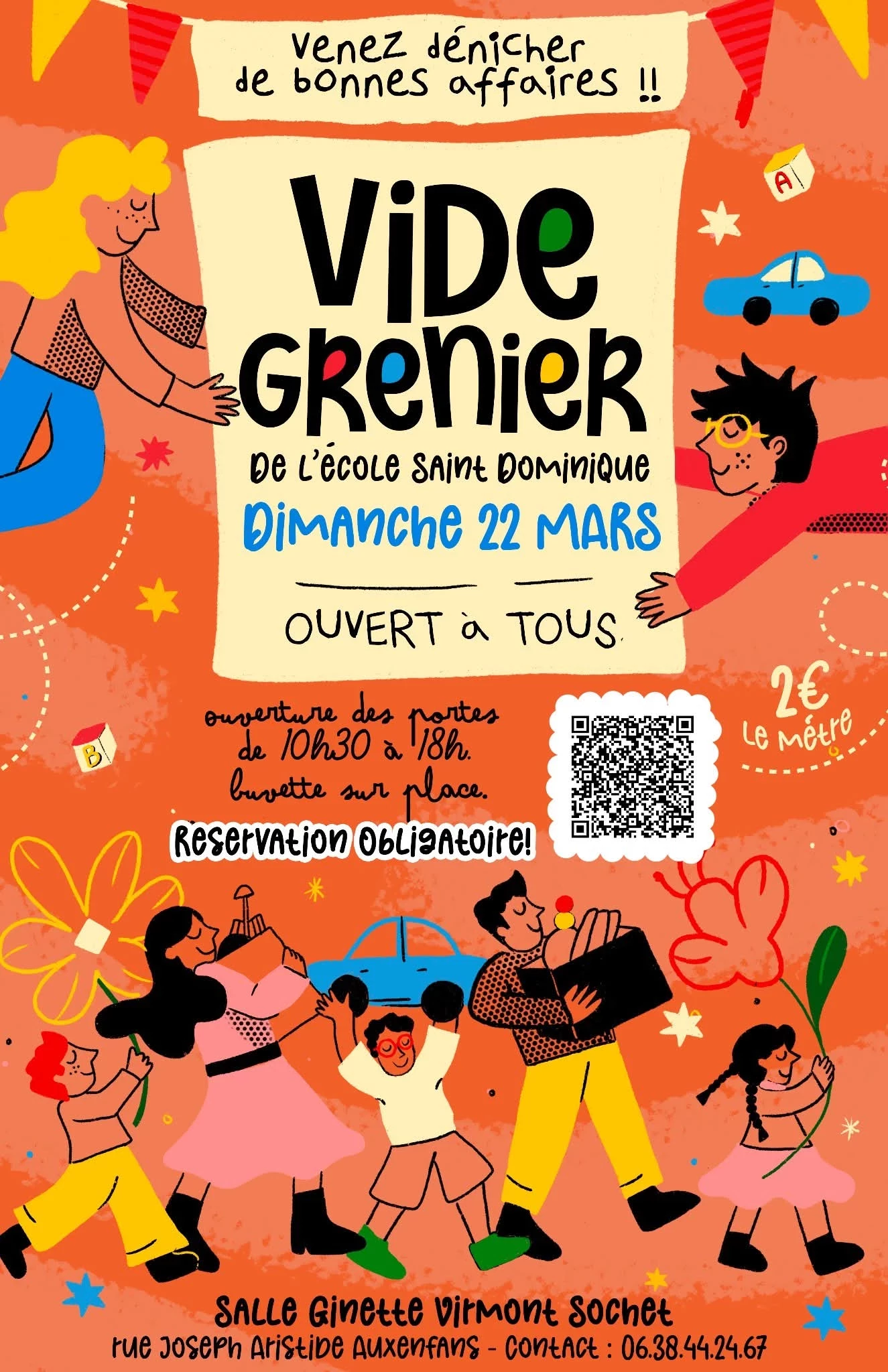 Grand vide grenier de l’école saint dominique