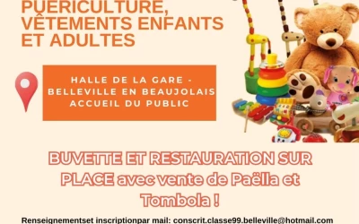 4e bourse aux jouets, puéricultures, vêtements enfants et adultes