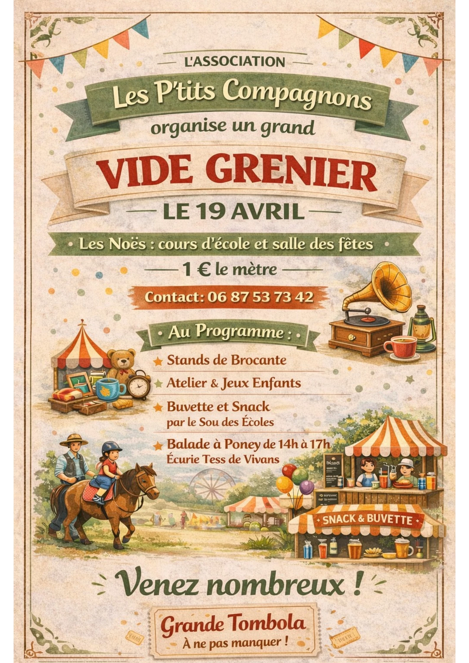 Journée vide grenier aux noës