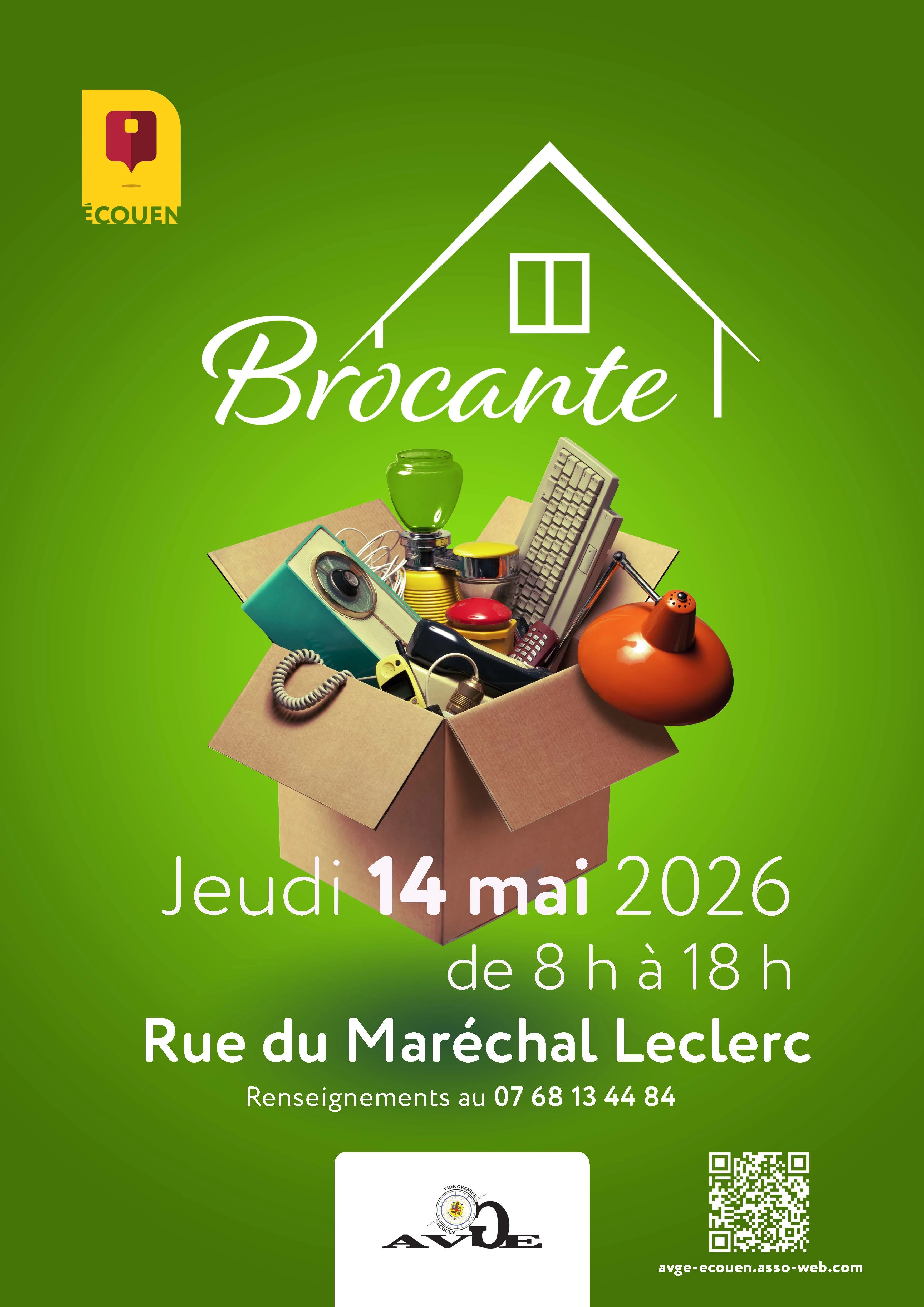 Vide-greniers d’ecouen – jeudi 14 mai 2026