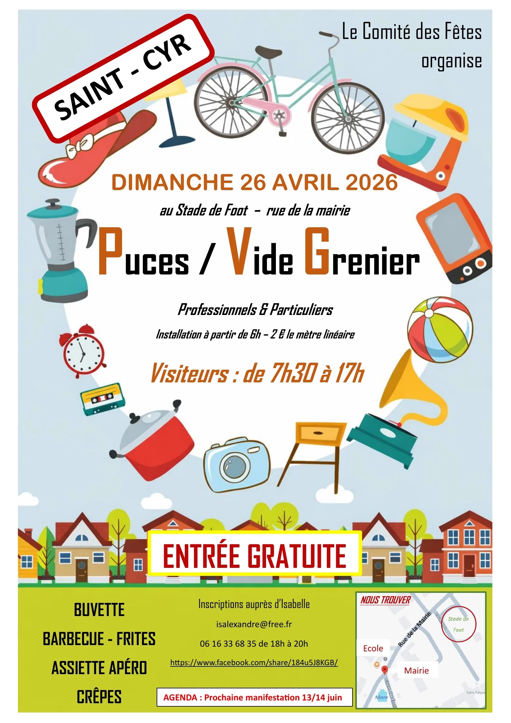 Puces / vide-grenier saint-cyr