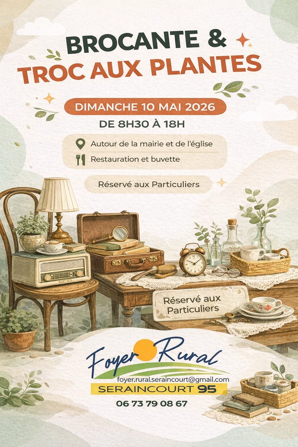 Brocante et troc aux plantes de seraincourt