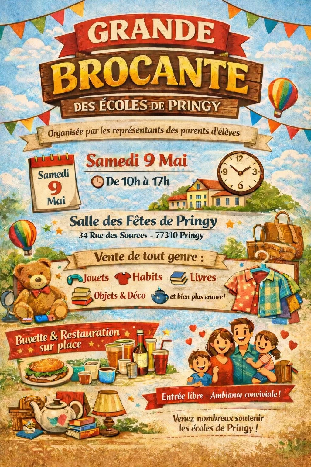 Grande brocante des écoles de pringy