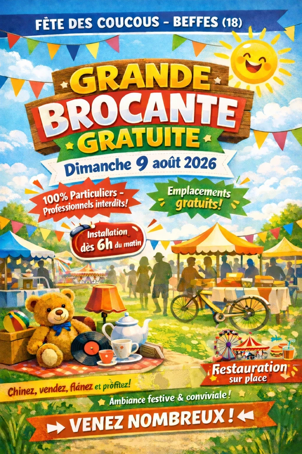 Brocante de la fête des coucous