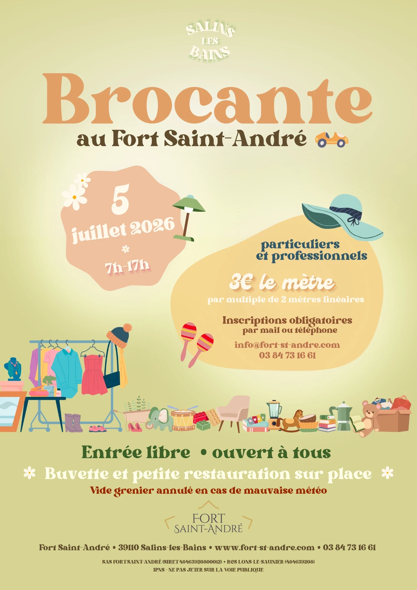 Brocante au fort saint andré