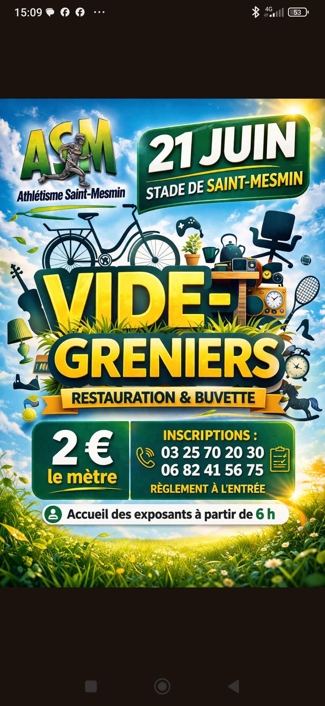 Vide greniers de l'asm