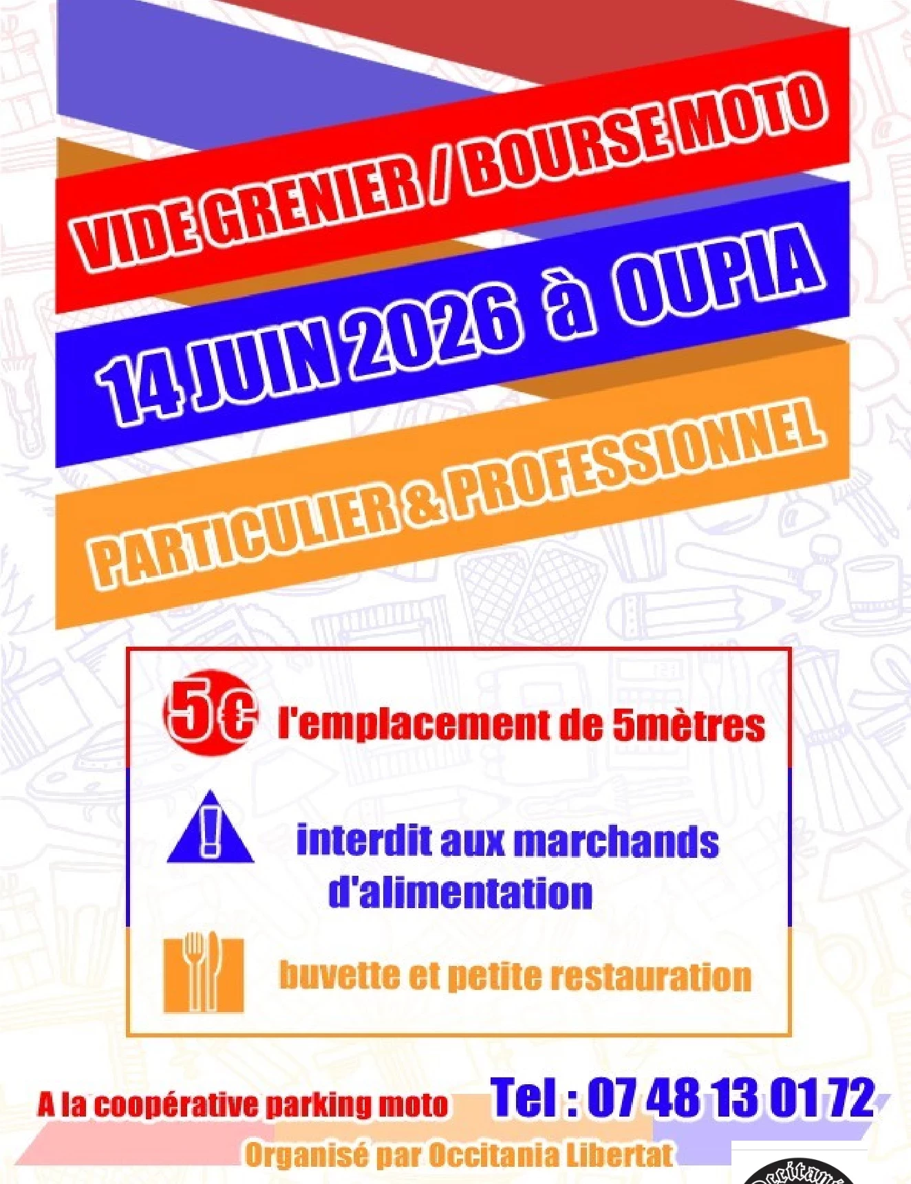 Vide grenier et bourse moto