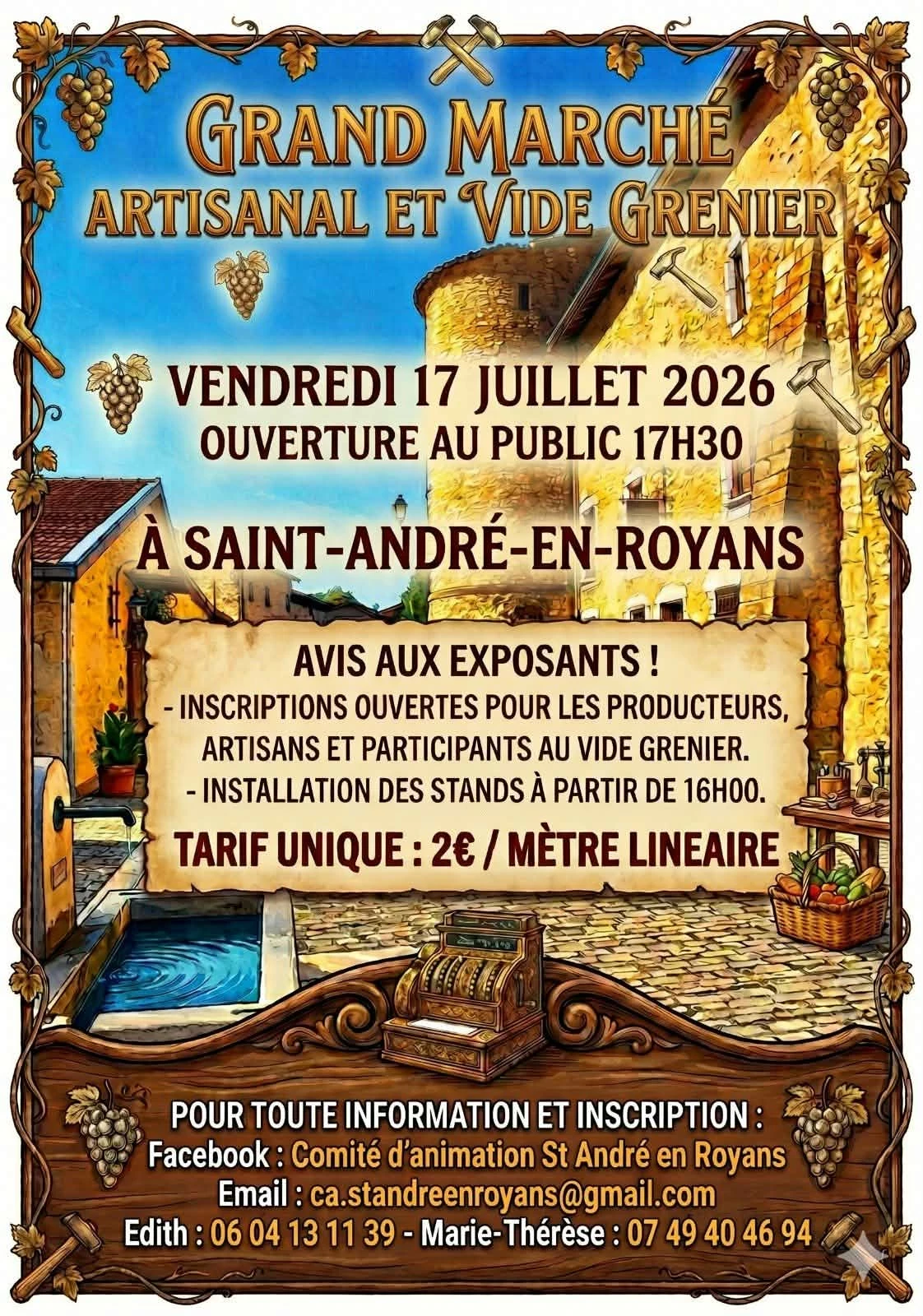 Grand marché artisanal et vide grenier
