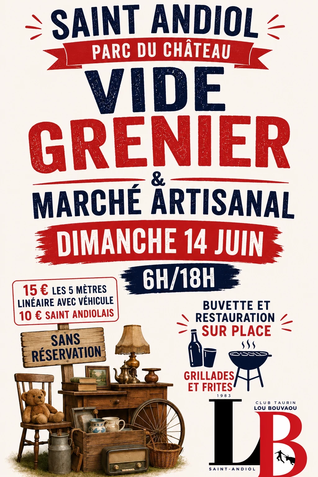 Vide grenier et marché artisanal