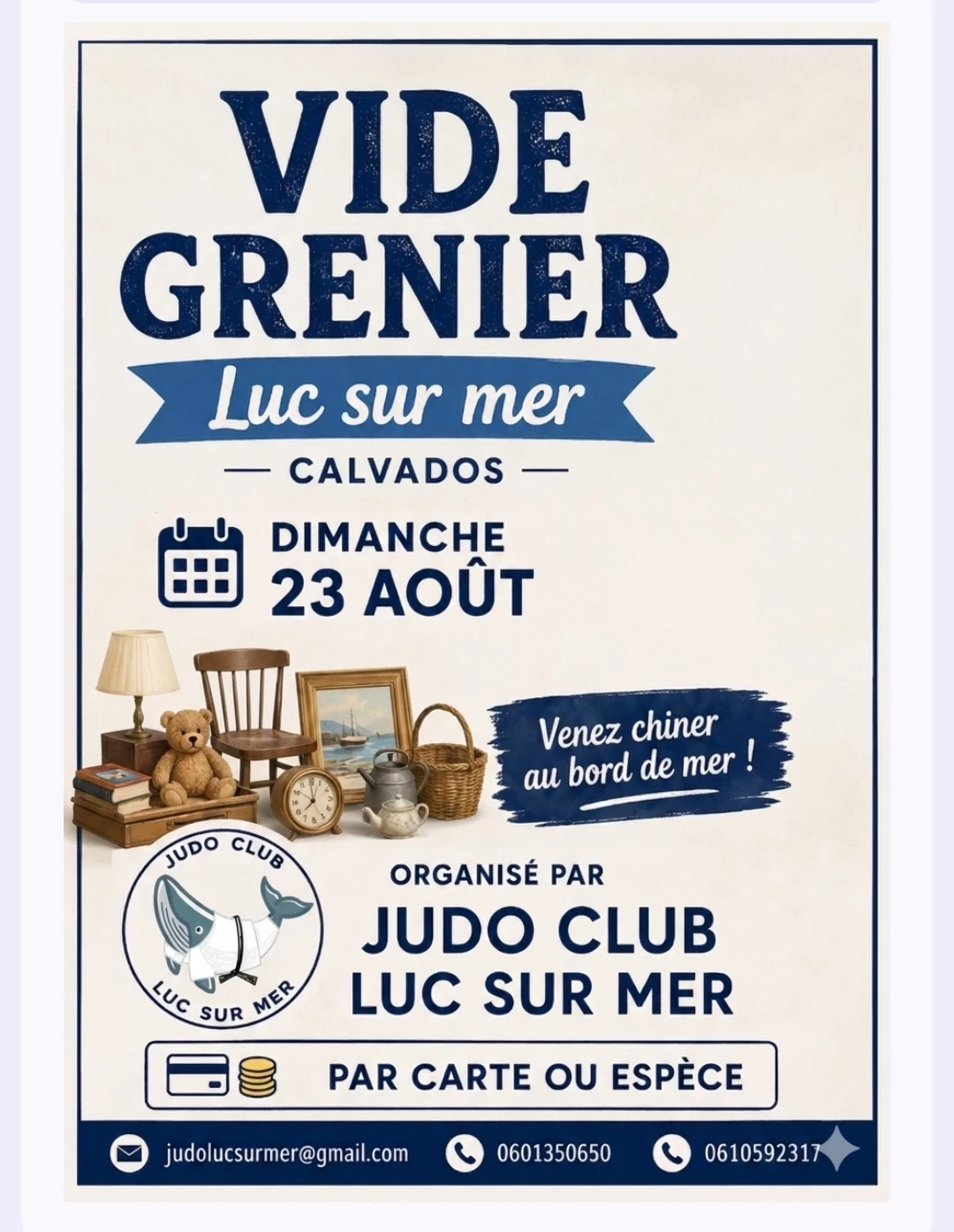 Vide grenier de luc sur mer