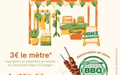 Vide grenier de fleur d'oranger