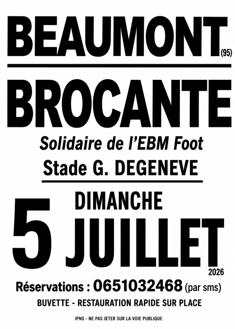 Brocante de l'ebm foot