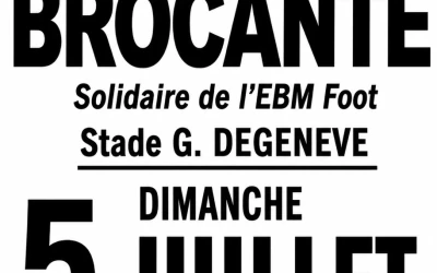 Brocante de l'ebm foot
