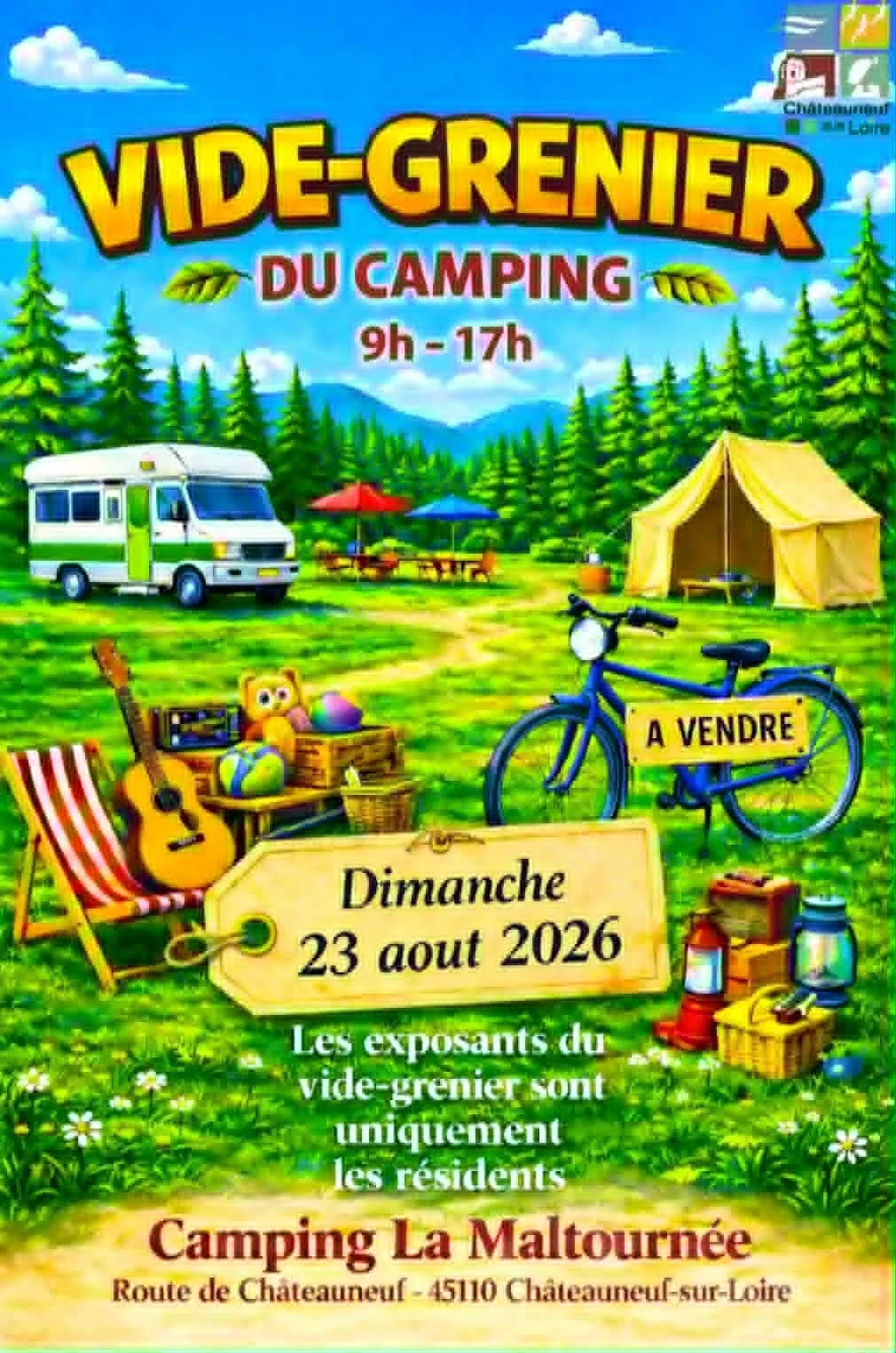Petit vide grenier camping la maltournée