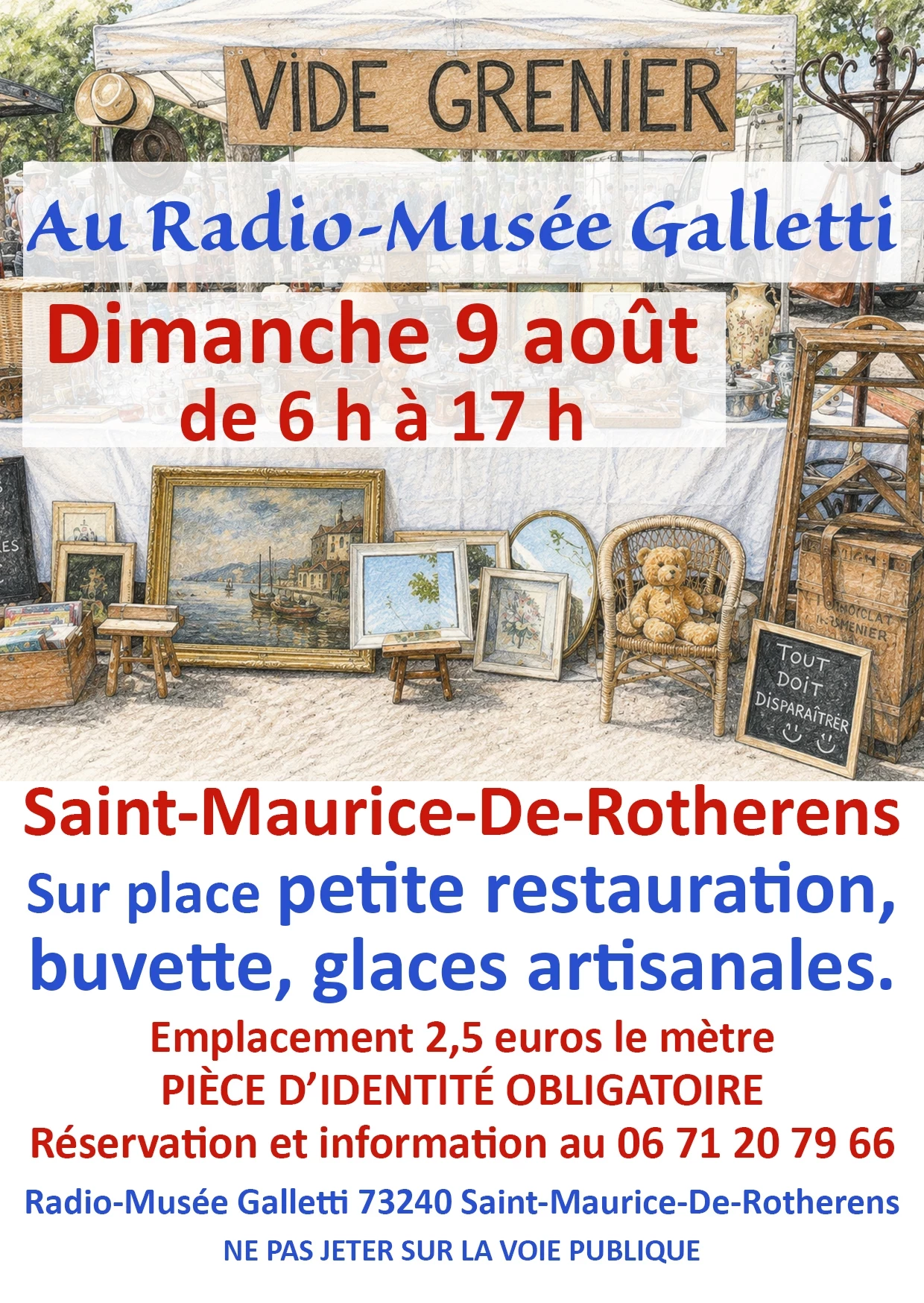 Vide grenier du radio-musé galletti