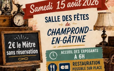 Brocante vide-greniers de champrond-en-gâtine