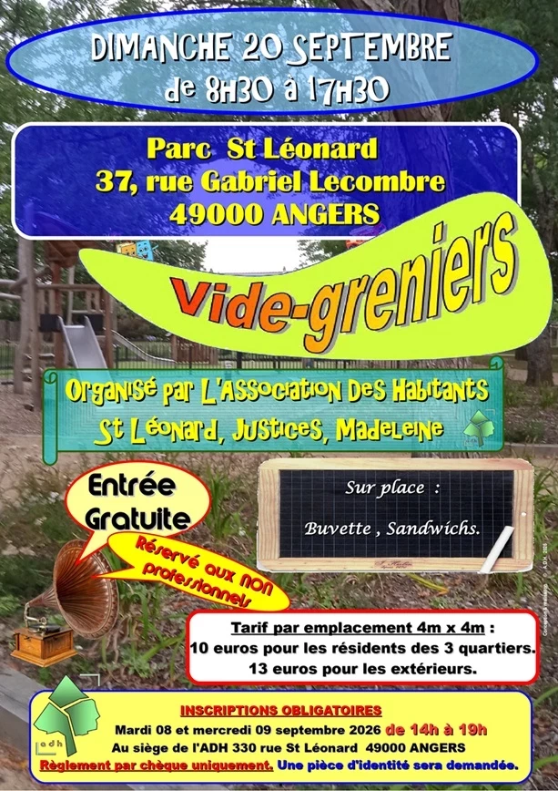 Vide-greniers annuel de l'adh
