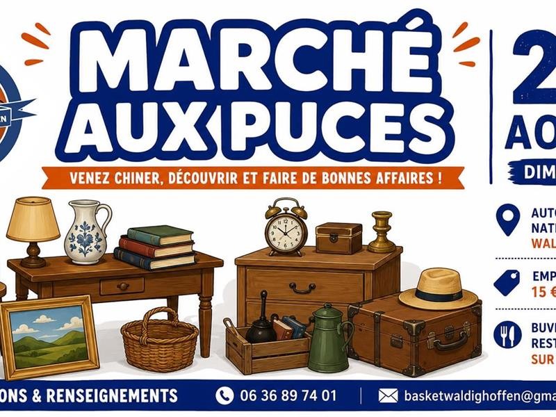 Marché aux puces et bourse aux vêtements enfants jouets et puériculture