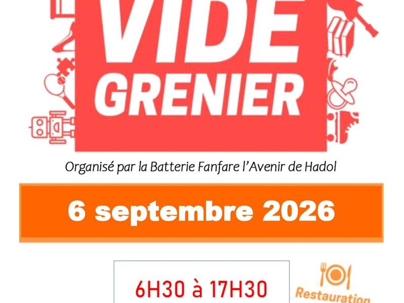 Vide-grenier de l'avenir de hadol