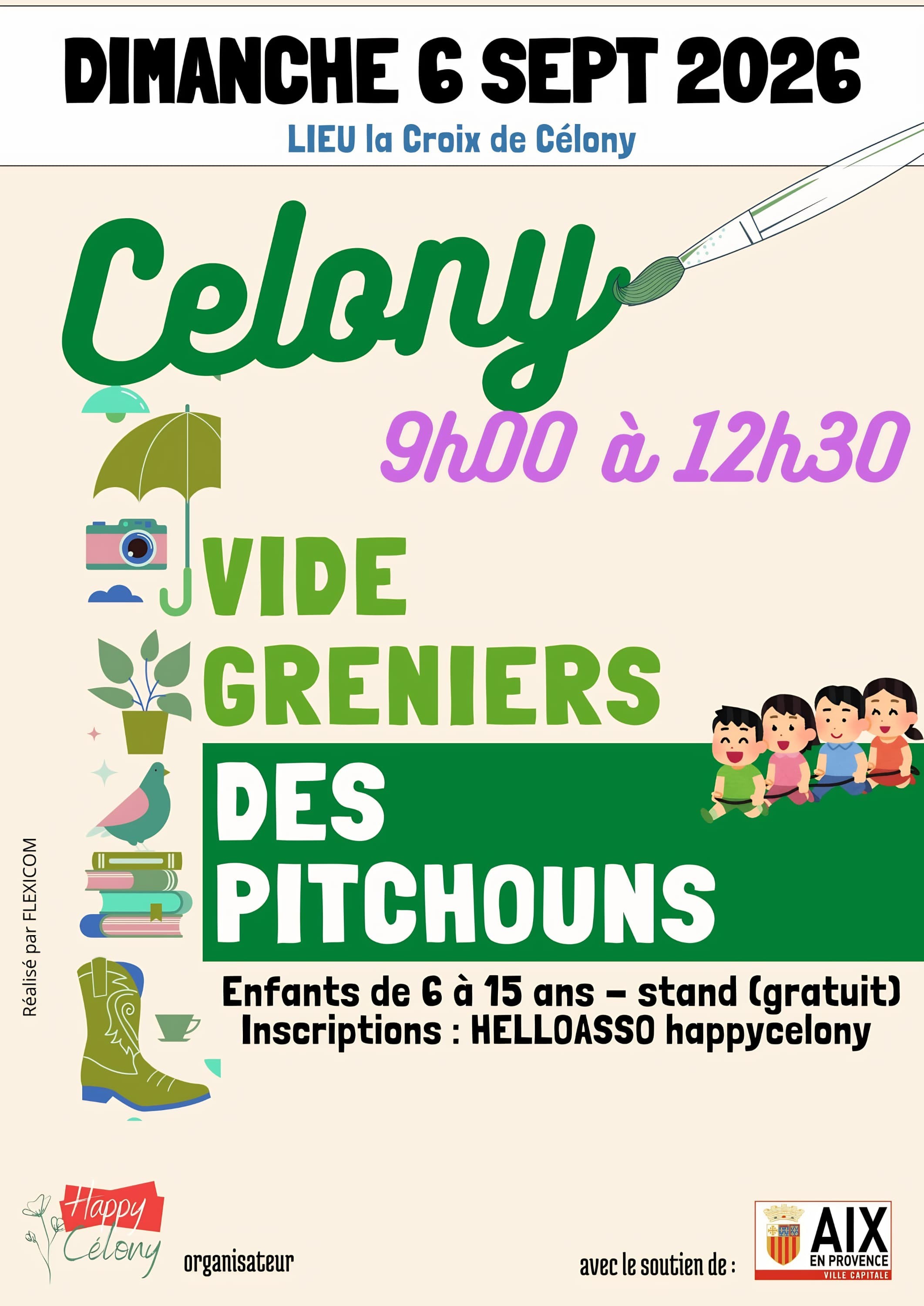 Vide grenier des pitchouns