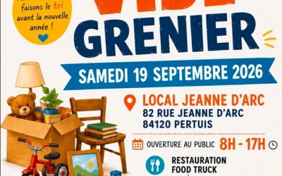 Vide grenier du secteur pastoral de pertuis