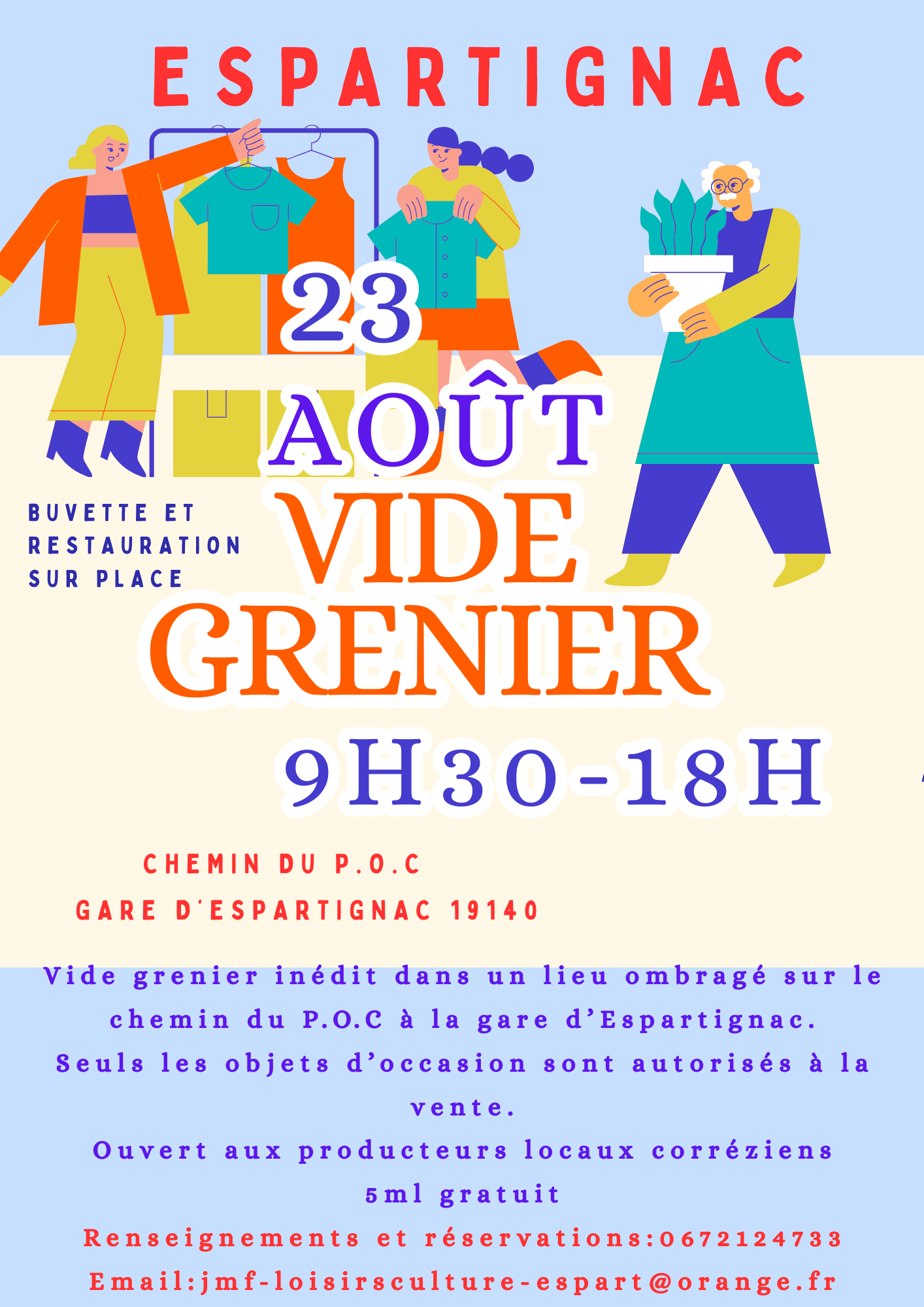 Vide greniers à espartignac