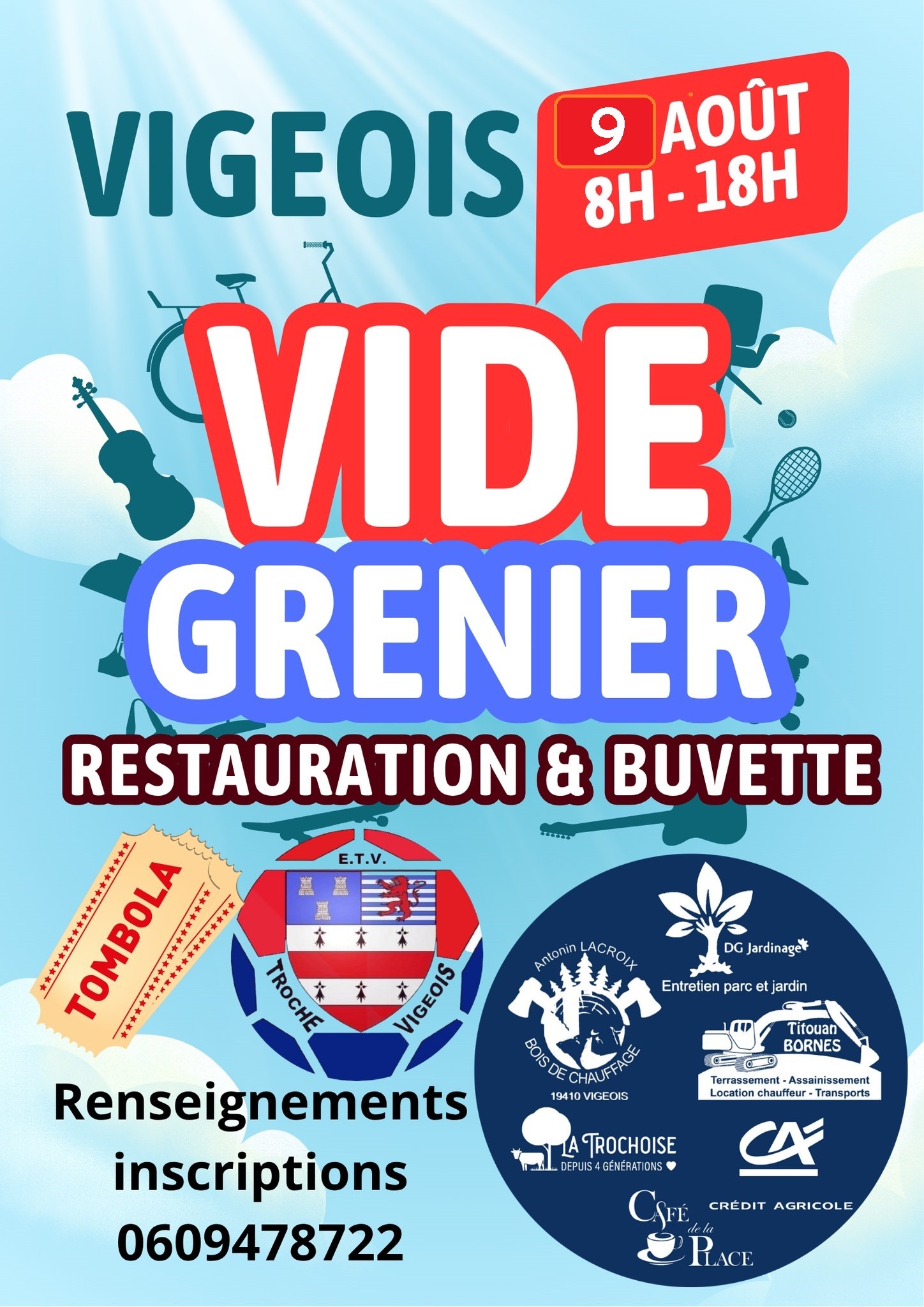 Vide greniers à vigeois