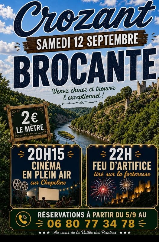 Brocante à crozant