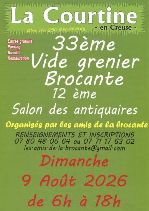 33ème brocante de la courtine