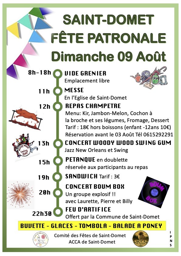 Fête patronale de saint-domet