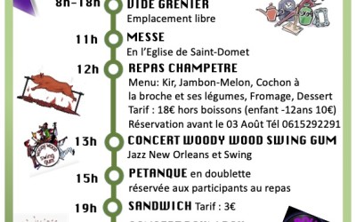 Fête patronale de saint-domet
