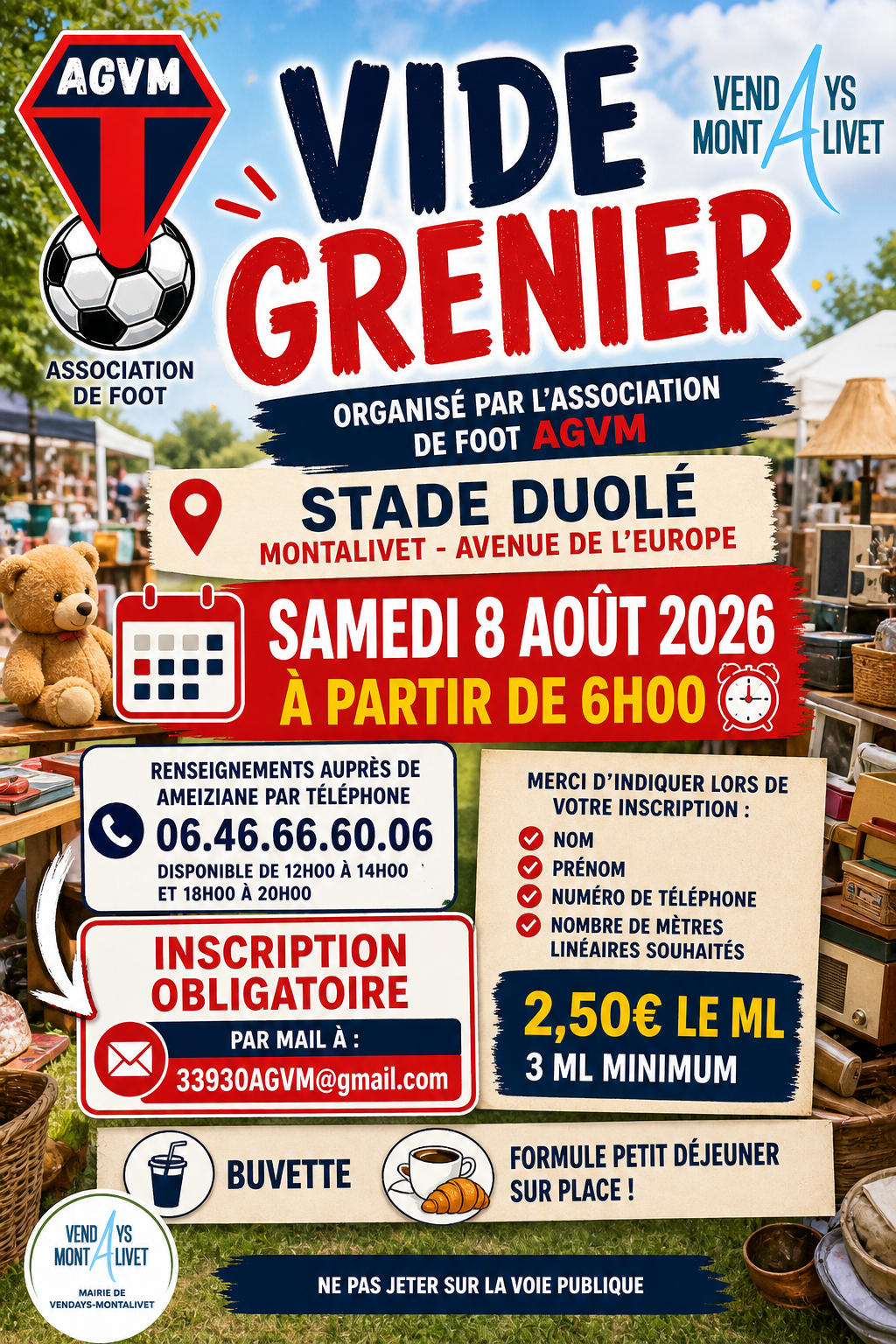 Vide greniers agvm